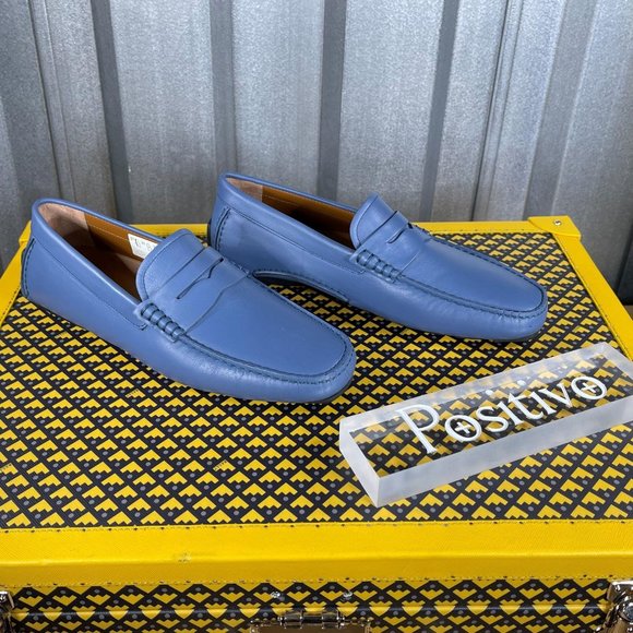 Bally Warno Jean Leather Drivers US 6 - Picture 4 of 5